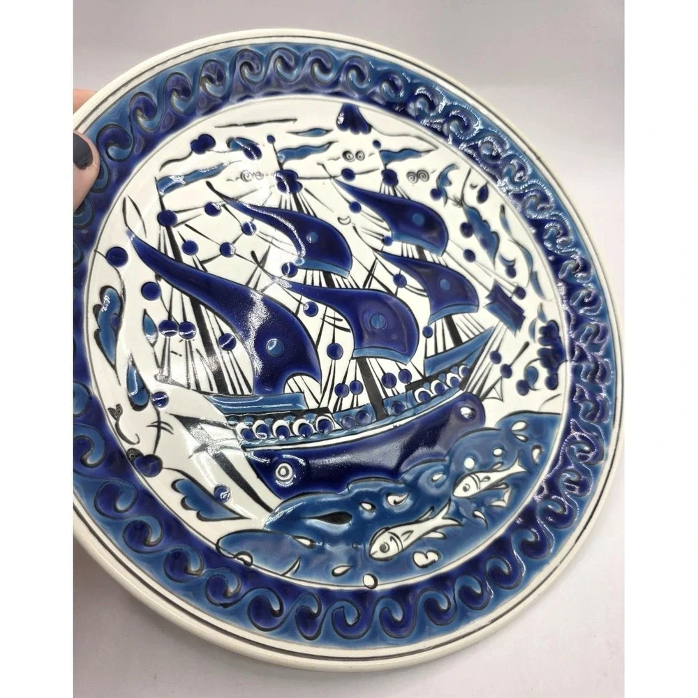 Dakas Keramik Archangelos Greek Decorative Wall‎ Plate 8